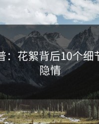 黑料科普：花絮背后10个细节真相的隐情